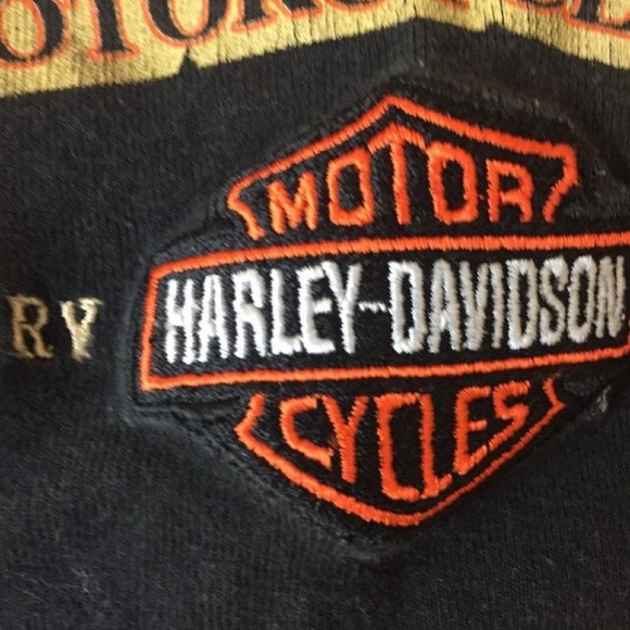 HARLEY DAVIDSON WOMENS SMALL T-SHIRT CAPED SLEEVE - Picture 6 of 8
